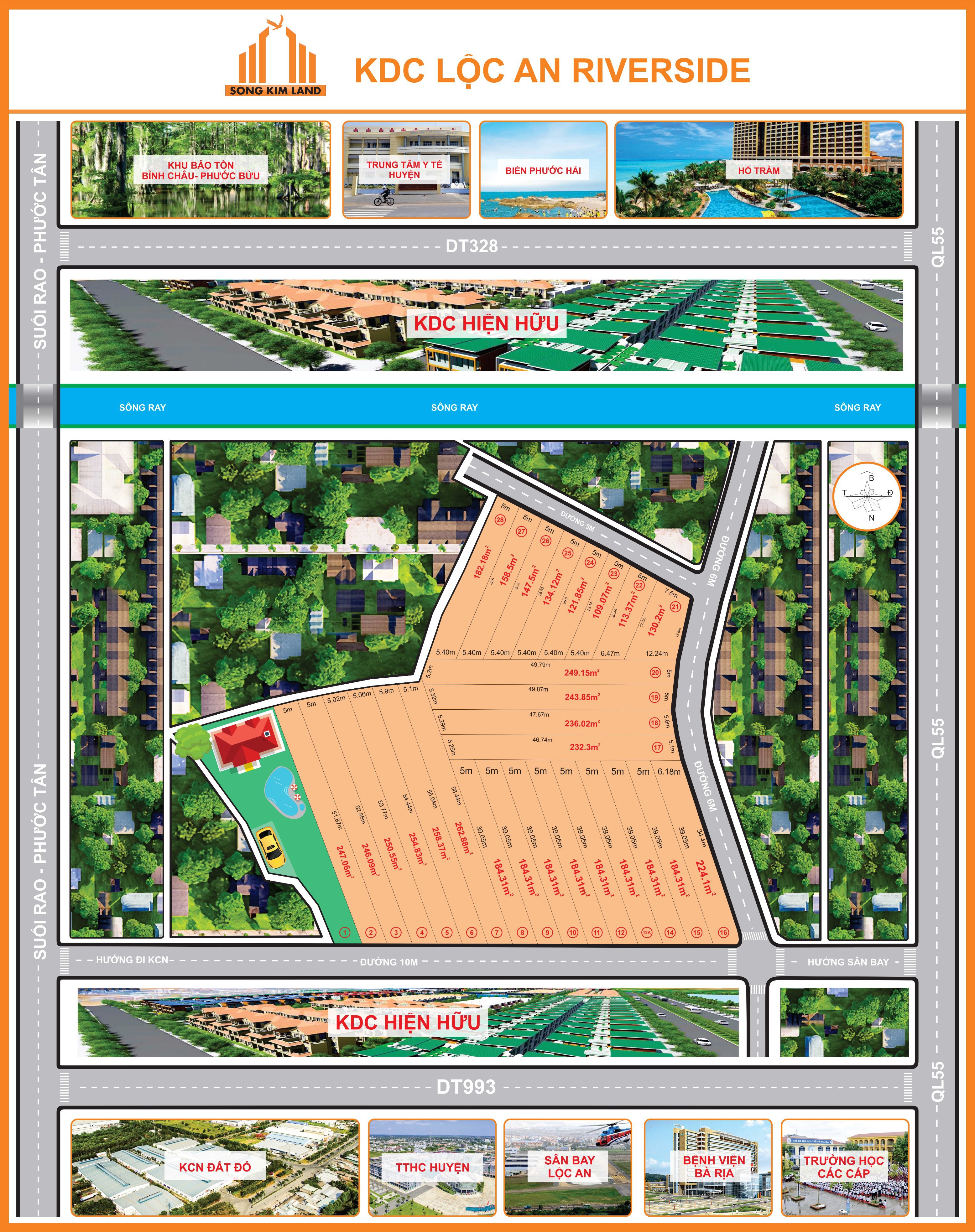 Khu dân cư - đất nền - dự án - ký gửi - mua bán - pháp lý - nhà phố - shphouse - Khu dân cư Lộc An Riverside Xã Láng Dài - Huyện Đất Đỏ